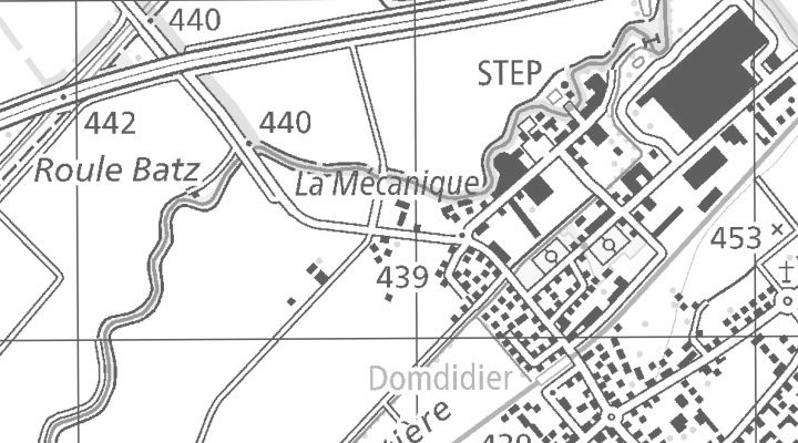 Kartenausschnitt: Rte de Saint-Aubin 102, 1564 Belmont-Broye
