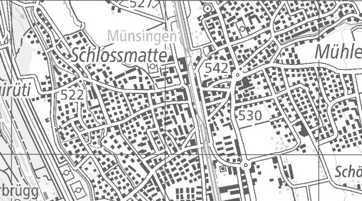 Kartenausschnitt: Dorfmattweg 8A, 3110 Münsingen