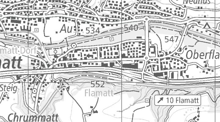 Kartenausschnitt: Herrengasse 10, 3175 Flamatt