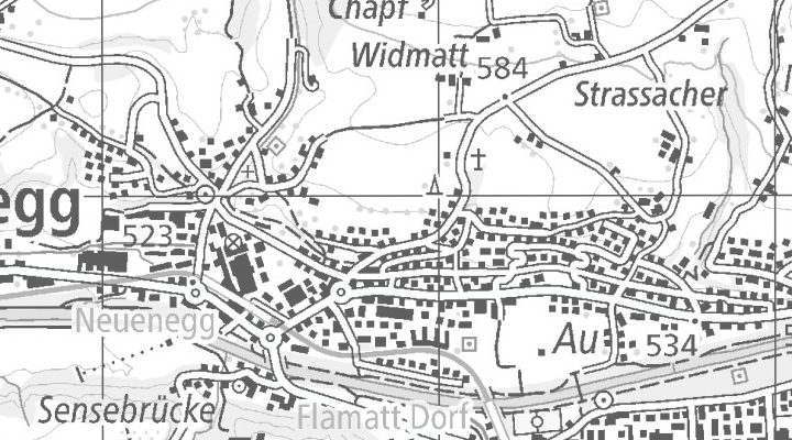 Kartenausschnitt: Laupenstrasse 11, 3176 Neuenegg