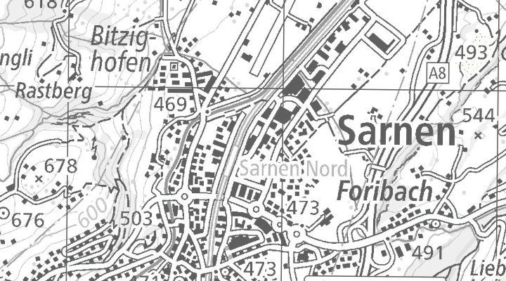 Kartenausschnitt: 6060 Region Obwalden