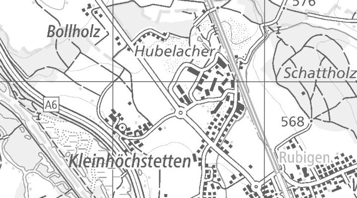 Kartenausschnitt: Altes Riedgässli 2, 3113 Rubigen