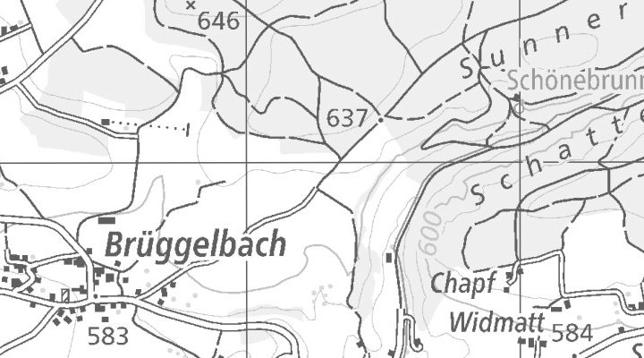 Kartenausschnitt: Nänikon-Greifensee