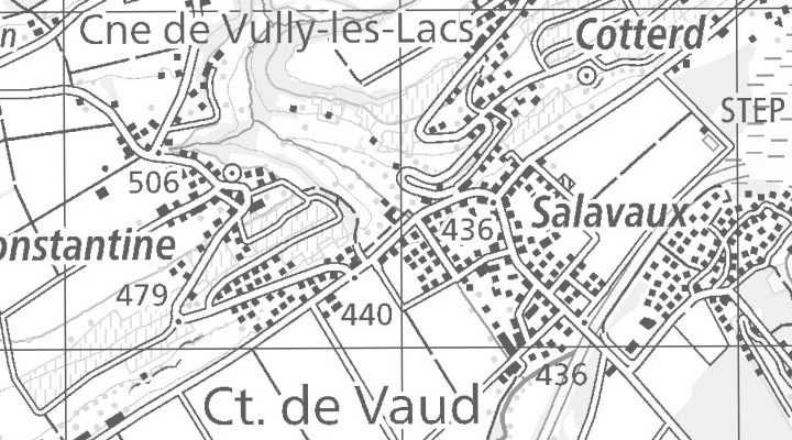 Kartenausschnitt: Route de Villars 16, 1585 Salavaux