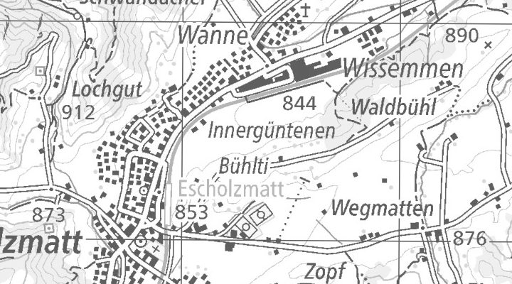 Kartenausschnitt: 6182 Escholzmatt