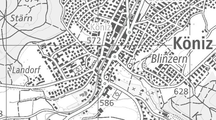 Kartenausschnitt: Landorfstrasse 1, 3098 Köniz