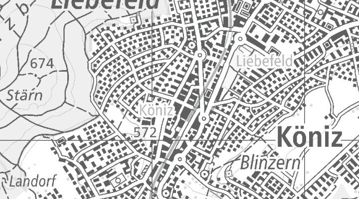 Kartenausschnitt: Gartenstadtstrasse 10, 3098 Köniz