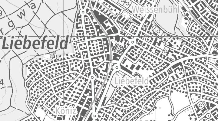 Kartenausschnitt: Stationsstrasse 12, 3097 Bern-Liebefeld