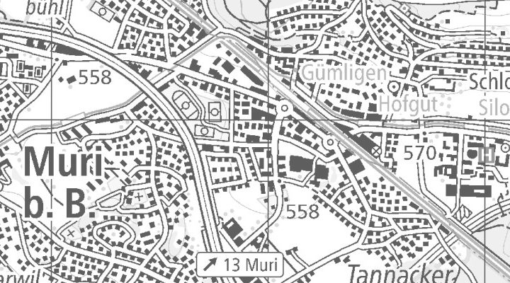 Kartenausschnitt: Füllerichstrasse 53, 3073 Gümligen