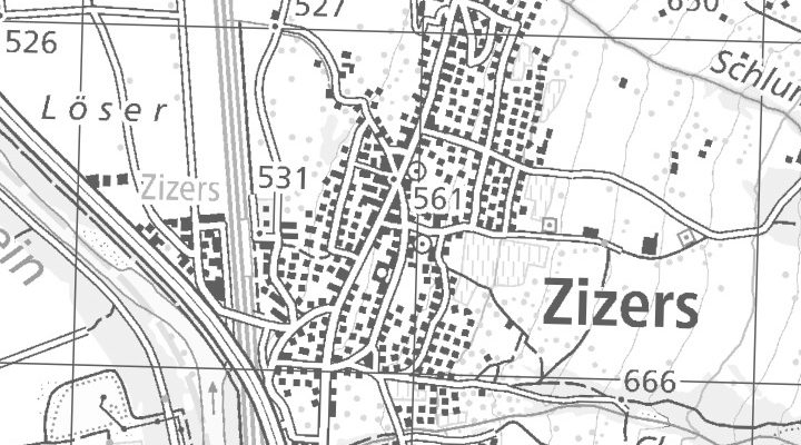 Kartenausschnitt: 7205 Höfe/March (SZ)