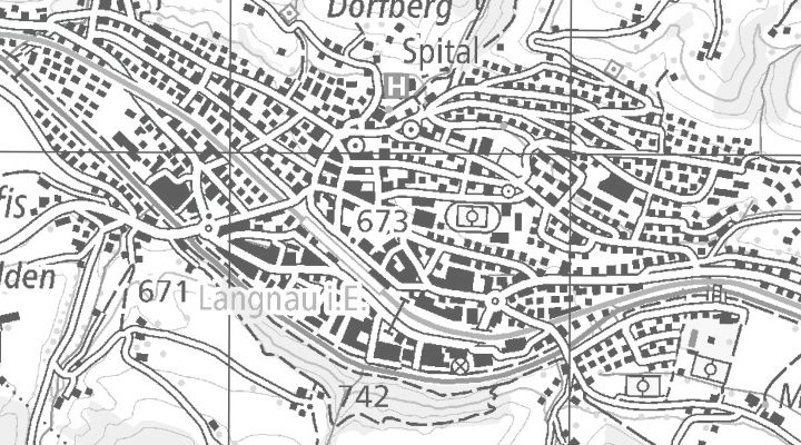 Kartenausschnitt: Dorfstrasse 21, 3550 Langnau im Emmental