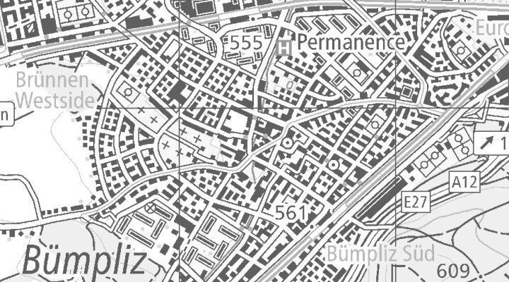Kartenausschnitt: Stöckackerstrasse 33, 3018 Bern