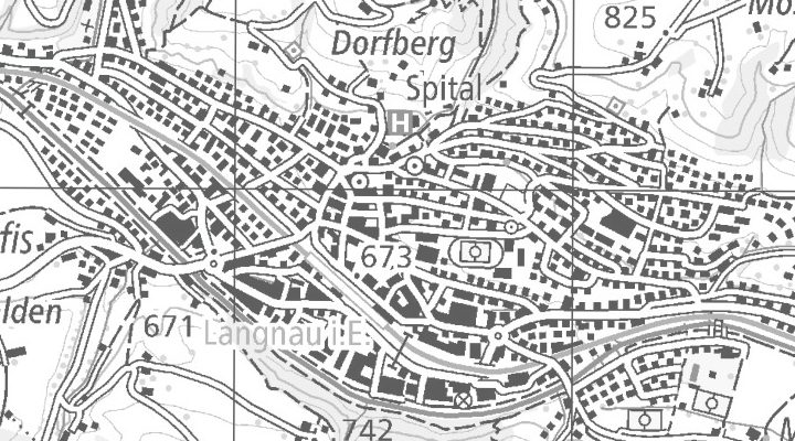 Kartenausschnitt: 3550 Langnau