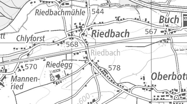 Kartenausschnitt: Riedbachstrasse 212, 3020 Bern
