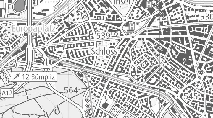 Kartenausschnitt: 3008 Berne