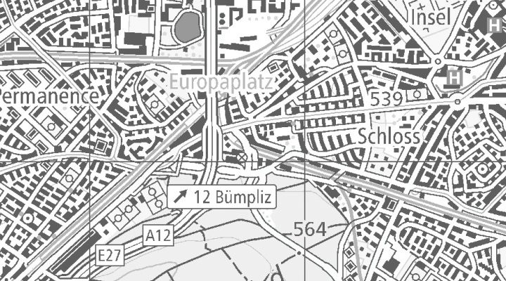 Kartenausschnitt: Freiburgstrasse 133, 3008 Bern