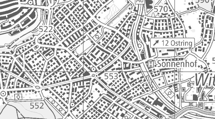 Kartenausschnitt: 3006 Berne