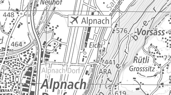 Kartenausschnitt: Eichistrasse 13, 6055 Alpnach