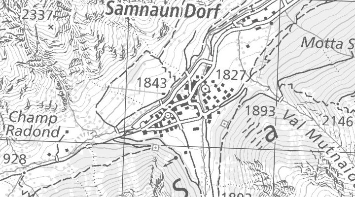 Kartenausschnitt: Dorfstrasse 30, 7563 Samnaun