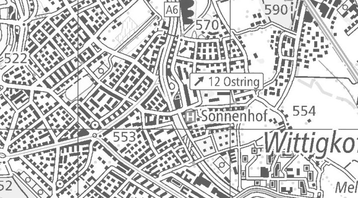 Kartenausschnitt: Giacomettistrasse 1, 3006 Bern