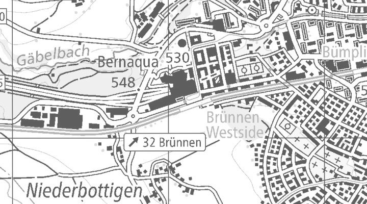 Kartenausschnitt: Riedbachstrasse 96, 3027 Bern