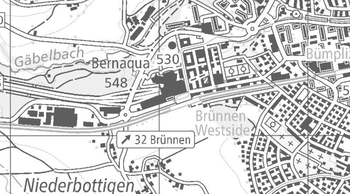 Kartenausschnitt: Riedbachstrasse 100, 3027 Bern