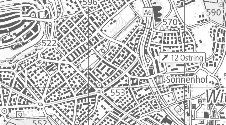 Kartenausschnitt: Bürglenstrasse 2, 3006 Bern