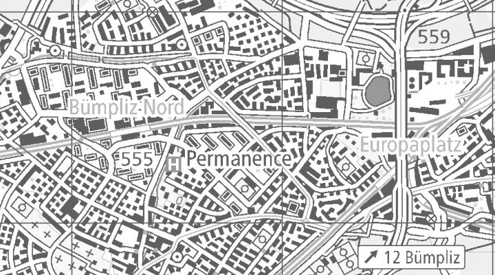 Kartenausschnitt: Normannenstrasse 1, 3018 Bern