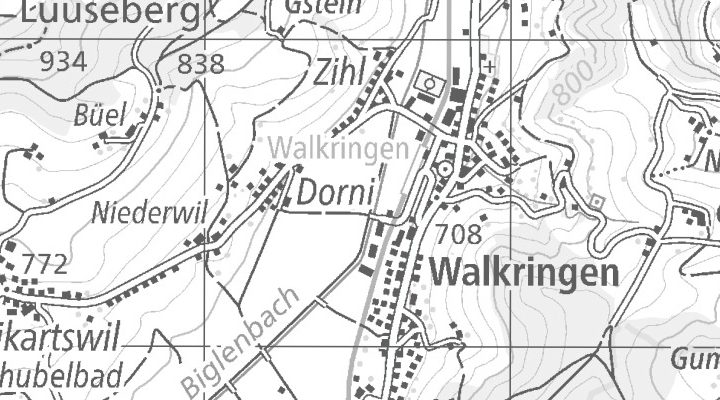 Kartenausschnitt: Gewerbestrasse 20, 3512 Walkringen