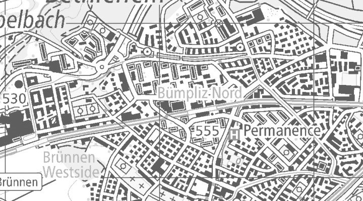 Kartenausschnitt: Fellerstrasse 21, 3027 Berne