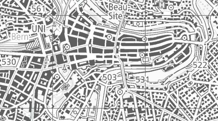 Kartenausschnitt: Kochergasse 3-5, 3011 Bern