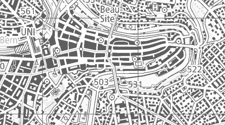 Kartenausschnitt: Casinoplatz 1, 3011 Bern