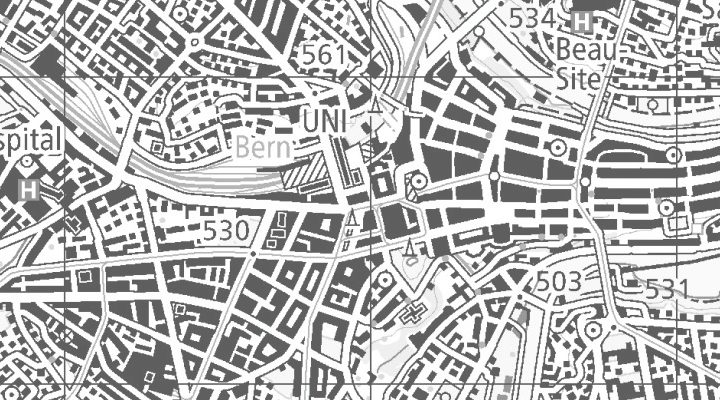 Kartenausschnitt: Bubenbergplatz 8, 3011 Bern
