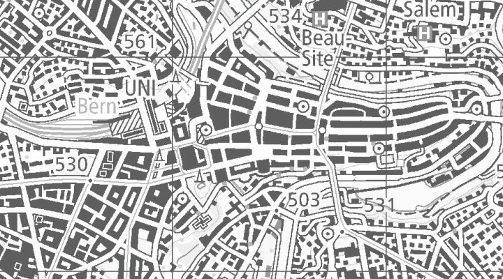 Kartenausschnitt: Bärenplatz 8, 3011 Bern