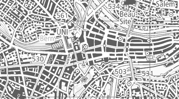 Kartenausschnitt: Spitalgasse 47, 3011 Bern