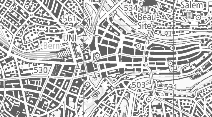 Kartenausschnitt: Spitalgasse 33, 3011 Bern