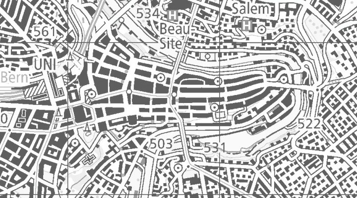 Kartenausschnitt: Hotelgasse 1, 3011 Bern