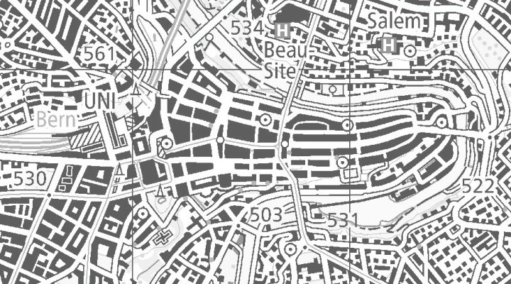 Kartenausschnitt: Marktgasse 24, 3011 Bern Marktgasse - Marktgasse 24