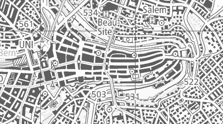 Kartenausschnitt: Kornhausplatz 18, 3011 Bern