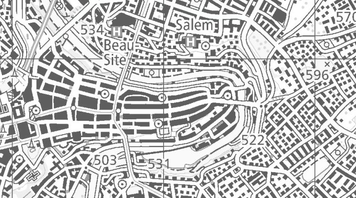 Kartenausschnitt: Postgasse 68, 3011 Bern