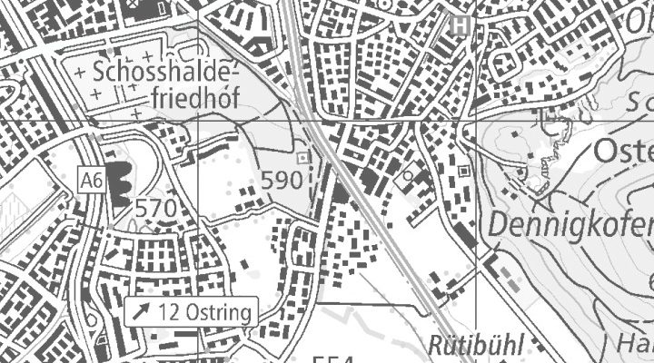 Kartenausschnitt: Obere Zollgasse 74, 3072 Ostermundigen