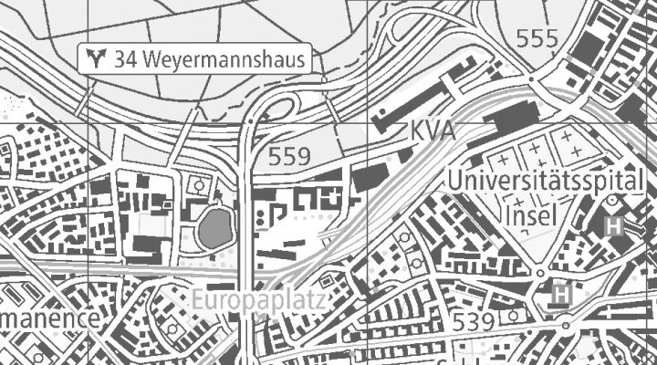 Kartenausschnitt: Murtenstrasse 133, 3008 Bern