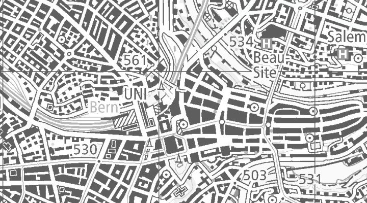 Kartenausschnitt: Bollwerk 15, 3011 Bern