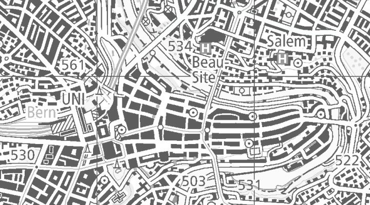 Kartenausschnitt: Predigergasse 12, 3011 Bern