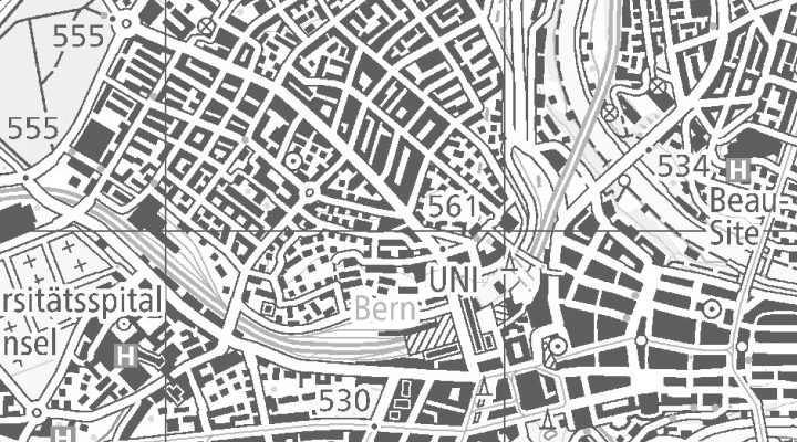 Kartenausschnitt: Erlachstrasse, 3012 Bern