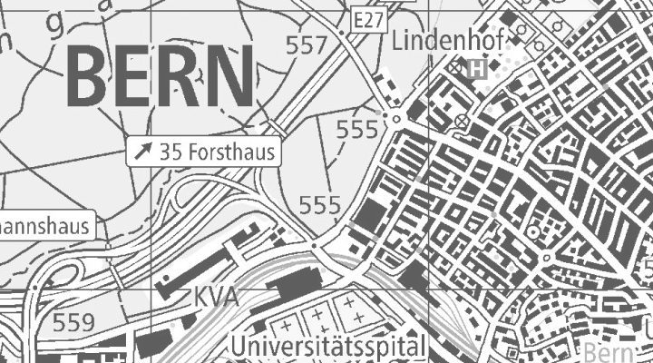 Kartenausschnitt: Bolligenstrasse 111, 3000 Bern 60