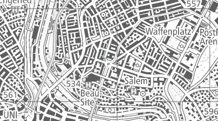 Kartenausschnitt: 3013 Bern