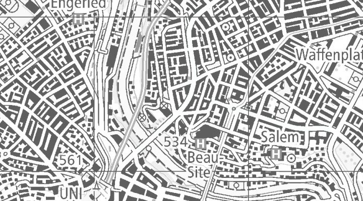 Kartenausschnitt: Dammweg 3, 3013 Bern
