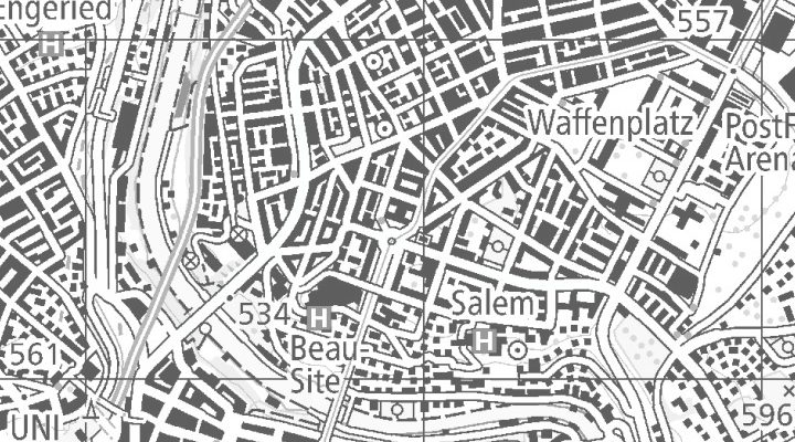 Kartenausschnitt: Viktoriaplatz 2, 3013 Bern