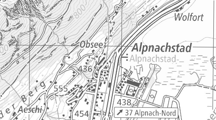 Kartenausschnitt: Brünigstrasse 2, 6053 Alpnachstad